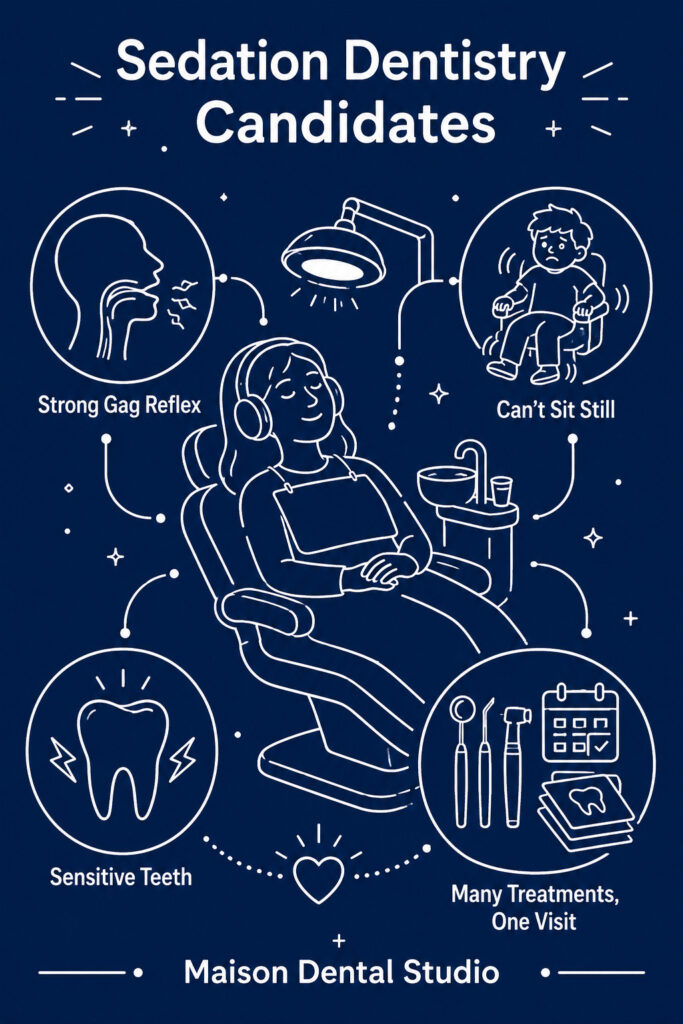 Infographic Sedation - Maison Dental Studio